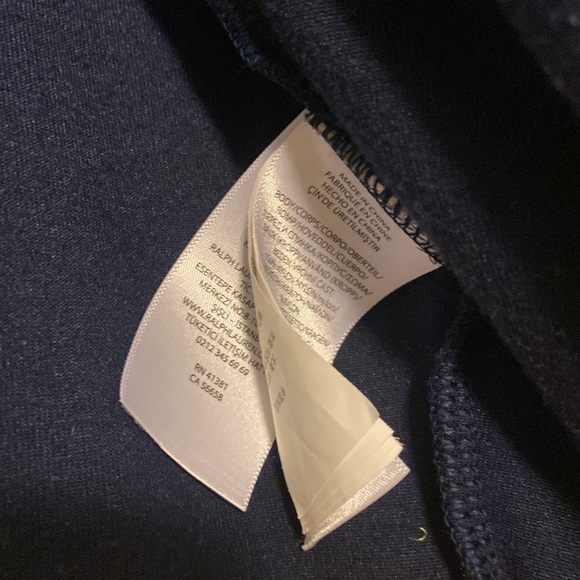 Men’s Large Ralph Lauren Polo Fleece  Varsity Jacket. - Picture 5 of 8